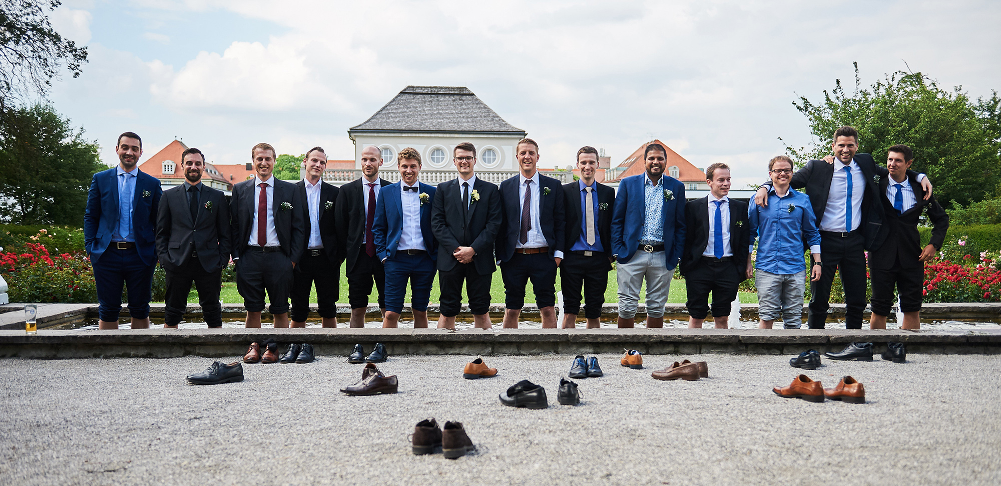Gruppenbild Hochzeit